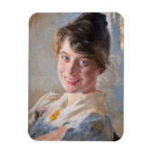 Kroyer - Portret van de vrouw van de kunstenaar Ma Magneet (Verticaal)