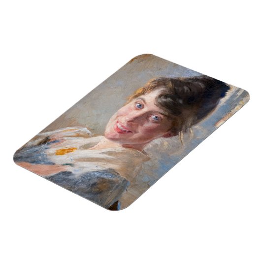 Kroyer - Portret van de vrouw van de kunstenaar Ma Magneet (Linkerzijde)