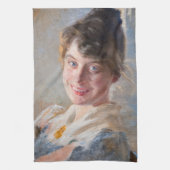 Kroyer - Portret van de vrouw van de kunstenaar Ma Theedoek (Verticaal)