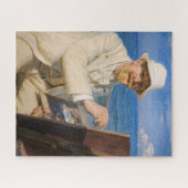 Kroyer - Self-Portreit in Skagen Beach Legpuzzel (Horizontaal)