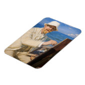 Kroyer - Self-Portreit in Skagen Beach Magneet (Linkerzijde)