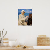 Kroyer - Self-Portreit in Skagen Beach Poster (Keuken)