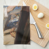 Kroyer - Self-Portreit in Skagen Beach Theedoek (Quarter Fold)