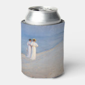 Kroyer - Summer Evening on Skagen Beach Blikjeskoeler (Blikje Voorkant)