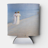 Kroyer - Summer Evening on Skagen Beach Blikjeskoeler (Voorkant)