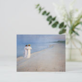 Kroyer - Summer Evening on Skagen Beach Briefkaart (Staand voorkant)