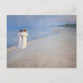 Kroyer - Summer Evening on Skagen Beach Briefkaart (Voorkant)