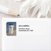 Kroyer - Summer Evening on Skagen Beach Closeup Etiket (Insitu)