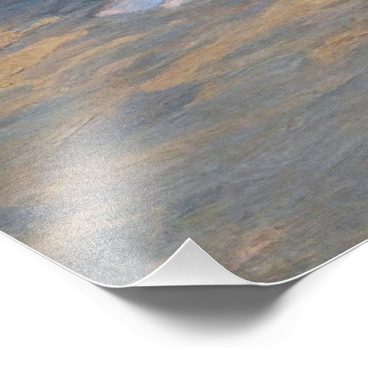 Kroyer - Summer Evening on Skagen Beach Closeup Foto Afdruk (Hoek)