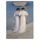 Kroyer - Summer Evening on Skagen Beach Closeup Klembord (Voorkant)