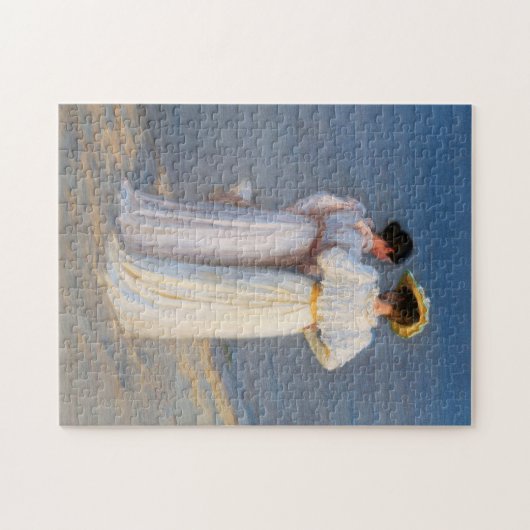 Kroyer - Summer Evening on Skagen Beach Closeup Legpuzzel (Horizontaal)