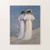 Kroyer - Summer Evening on Skagen Beach Closeup Legpuzzel (Verticaal)