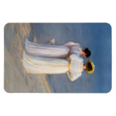 Kroyer - Summer Evening on Skagen Beach Closeup Magneet (Horizontaal)