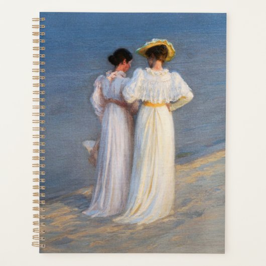 Kroyer - Summer Evening on Skagen Beach Closeup Planner (Voorkant)