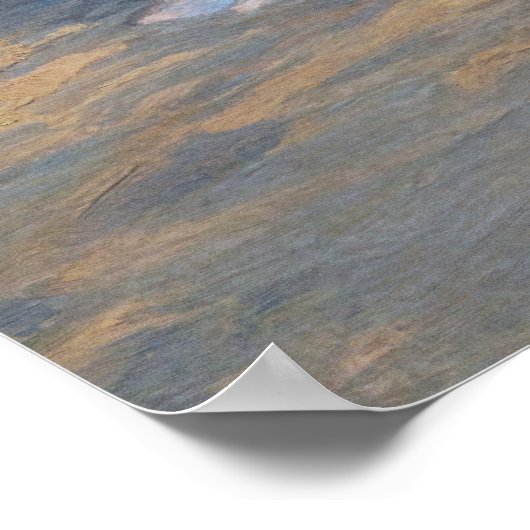 Kroyer - Summer Evening on Skagen Beach Closeup Poster (Hoek)