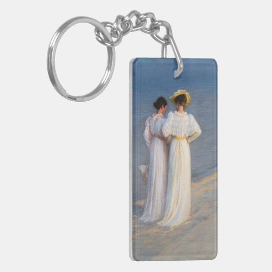 Kroyer - Summer Evening on Skagen Beach Closeup Sleutelhanger (Voorkant Links)