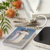 Kroyer - Summer Evening on Skagen Beach Closeup Sleutelhanger (Voorkant Rechts)