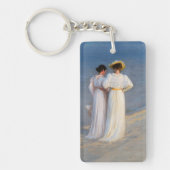 Kroyer - Summer Evening on Skagen Beach Closeup Sleutelhanger (Voorkant)