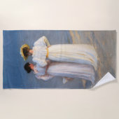 Kroyer - Summer Evening on Skagen Beach Closeup Strandlaken (Voorkant)