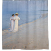 Kroyer - Summer Evening on Skagen Beach Douchegordijn (Voorkant)