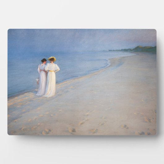 Kroyer - Summer Evening on Skagen Beach Fotoplaat (voorkant)