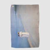 Kroyer - Summer Evening on Skagen Beach Golfhanddoek (Voorkant)