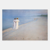 Kroyer - Summer Evening on Skagen Beach Inpakpapier Vel (Voorkant 2)