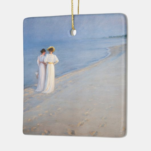 Kroyer - Summer Evening on Skagen Beach Keramisch Ornament (Links)
