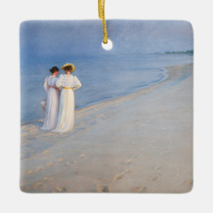 Kroyer - Summer Evening on Skagen Beach Keramisch Ornament