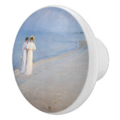 Kroyer - Summer Evening on Skagen Beach Keramische Knop (Rechts)