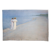 Kroyer - Summer Evening on Skagen Beach Kussensloop (Voorkant)