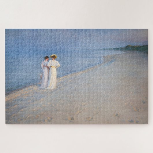 Kroyer - Summer Evening on Skagen Beach Legpuzzel (Horizontaal)