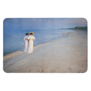 Kroyer - Summer Evening on Skagen Beach Magneet