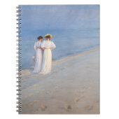 Kroyer - Summer Evening on Skagen Beach Notitieboek (Voorkant)