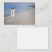 Kroyer - Summer Evening on Skagen Beach Notitiekaartje (Voorkant / Achterkant)