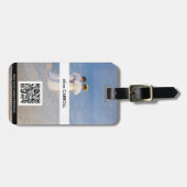 Kroyer - Summer Evening on Skagen Beach - QR-code Bagagelabel (Voorkant horizontaal)