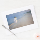 Kroyer - Summer Evening on Skagen Beach Rechthoekige Sticker (Envelop)