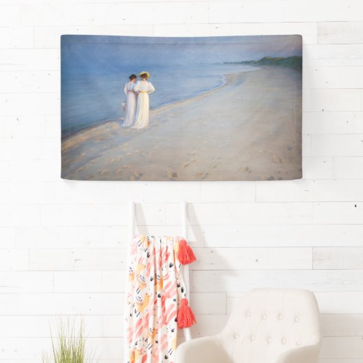Kroyer - Summer Evening on Skagen Beach Spandoek (Insitu)