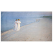 Kroyer - Summer Evening on Skagen Beach Tafelkleed (Voorkant (Horizontaal))