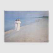 Kroyer - Summer Evening on Skagen Beach Tissuepapier (Voorkant)