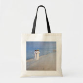 Kroyer - Summer Evening on Skagen Beach Tote Bag (Voorkant)