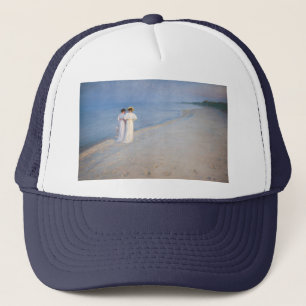 Kroyer - Summer Evening on Skagen Beach Trucker Pet