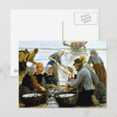 Kroyer - Vrouwen en vissers in Hornbaek Briefkaart (Voorkant / Achterkant)