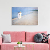 Kroyer - Zomeravond op Skagen Beach Canvas Afdruk (Insitu (Woonkamer))