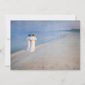 Kroyer - Zomeravond op Skagen Beach Kaart (Voorkant)