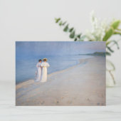 Kroyer - Zomeravond op Skagen Beach Kaart (Staand voorkant)