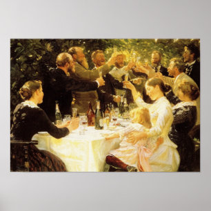 Kroyer's "Hip Hip Hoorah!" - Poster