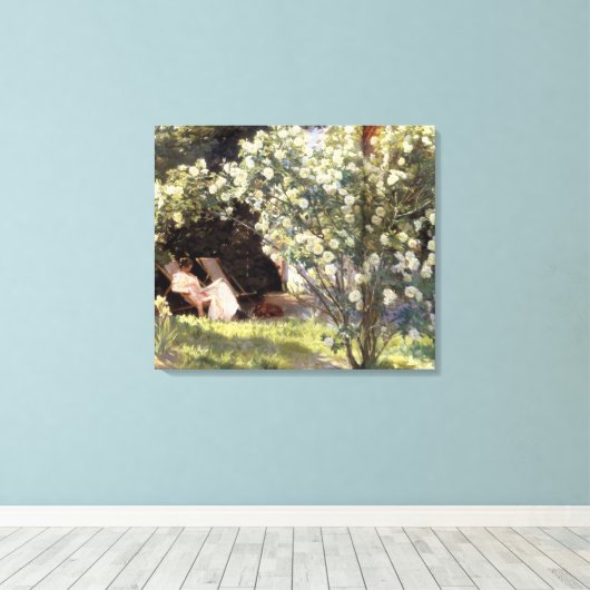 Kroyer's Les Rozen Canvas Afdruk (Insitu (Houten vloer))