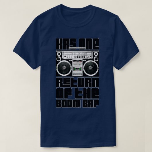 KRSOne terugkeer van de boom bap T-shirt (Design voorkant)