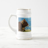 Krug Milchkuh in den Alpen Bierpul (Links)